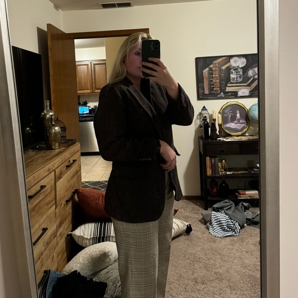 Redwood and Ross Brown 100% Wool Blazer - Picture 10 of 11